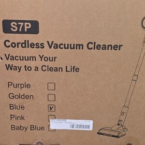 S7P Cordless Vacuum Cleaner - Blue